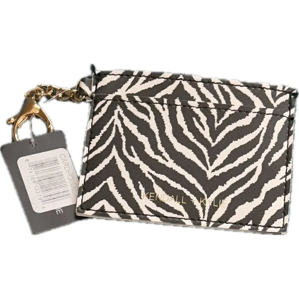 Kindle +‎ Kylie zebra print/animal print card holder keychain wallet